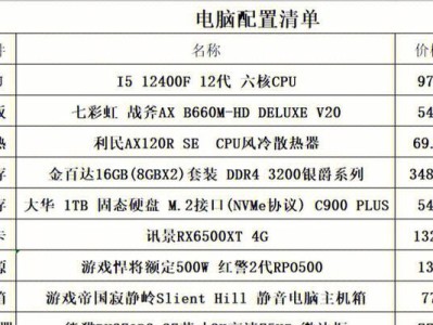 现代电脑主流配置详解（探索如何配置一台强大的电脑来满足你的需求）